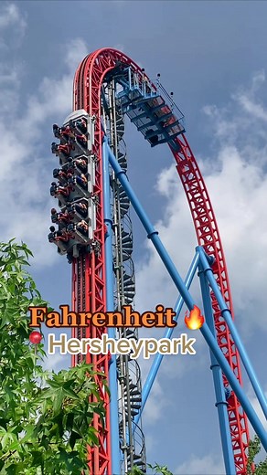 Fahrenheit at Hersheypark 🥵🔥 POV: @Austin Rdzanek #fahrenheit #hersheypark #hershey #pennsylvania #themepark #rollercoaster #ride