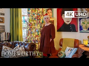 CHRISTMAS HOUSE TOUR | A Bright & Eclectic Holiday House | 4K