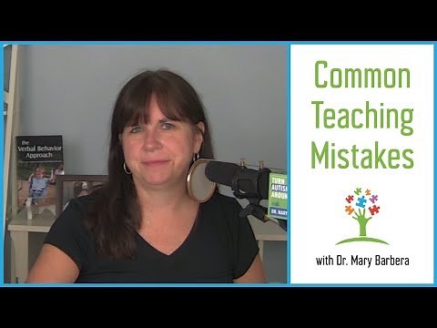 Common Teaching Mistakes to Avoid for Children with Autism