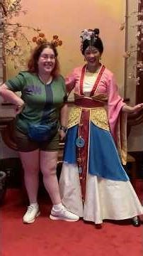 Disney Epcot international Food and Wine 2025 Disney Mulan Meet and Greet on China Pavilion