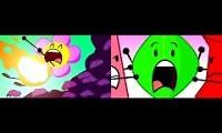 Mix of 2 videos from youtube : BFDI Season 1 Part 4