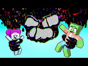 ONE BLOCK Skyblock with PIBBY vs. THE DARKNESS in Minecraft!