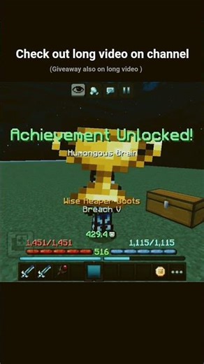 Giveaway on long video! #craftersmcskyblock #minecraft #hypixelformcpe #gaming #hypixel #shere #fyp