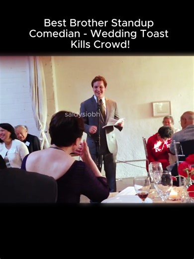 Hilarious Wedding Toast by Best Brother Comedian