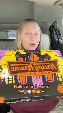Krispy Kreme’s NEW Halloween Donuts 😍🤩 #krispykreme #donuts #halloween
