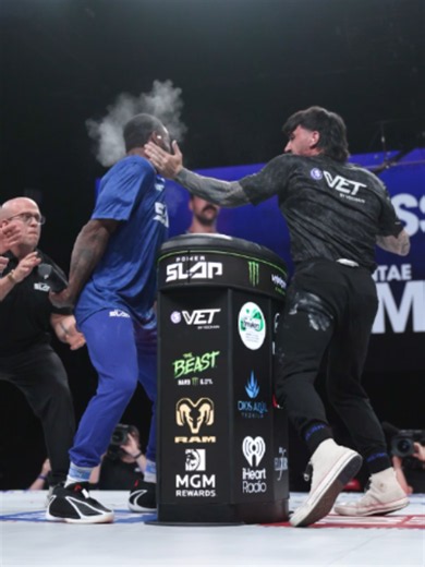 KNOCKED OUT 😲 Hunter Hassanin's HUGE KO earned him the most volatile swing of the night at #PowerSlap20 [ B2YB @polymarketsports ]
