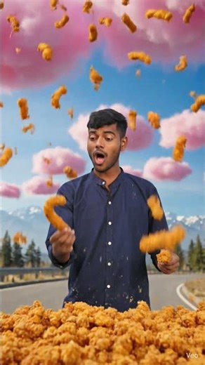 Kurkure Clouds ☁️✨ #AIAnimation. #shorts #ai #magic