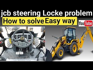 Jcb steering Locke problem ! How to solve jcb steering Locke problem ! Jcb orvital problem