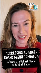126K views · 3K reactions | Addressing science-based misinformation: Why more information doesn’t work Information Deficit Model VS Web of Belief | Thinking Is Power | Facebook