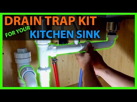 How To Install a Kitchen Drain Trap Assembly with Dishwasher Tailpiece