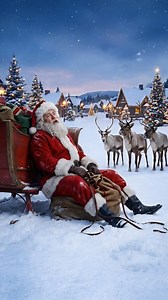 Teddy helps santa on a snowy night 🧸❄️🎅 #fblifestyle #Christmas #santa #holidayseason #winter | Teddy Bear