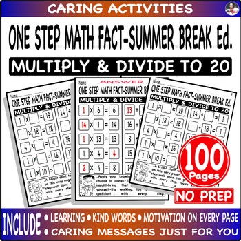 One-Step Multiply and Divide to 20 Quick Start Win Build Hero - Summer Break Ed.