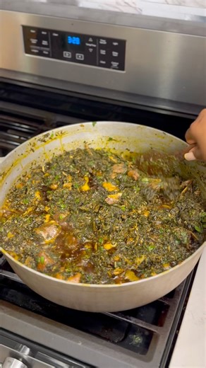 Afang soup with dried okazi | Joyful Cook