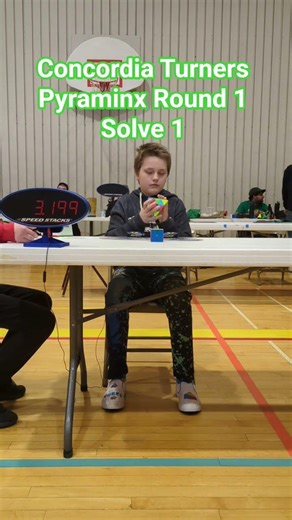 Concordia Turners Pyraminx Round 1 Solve 1 #cuber #speedcuber #speedcubing #speedcube #cubers