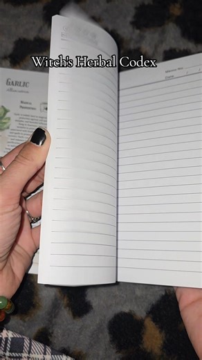 🥰This Witch's Herbal codex book features a diverse compilation of various herbs, ideal for witches and herbal enthusiasts seeking knowledge. | Bruce Church
