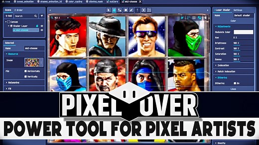 PixelOver -- Godot Powered Pixel Art Power tool –