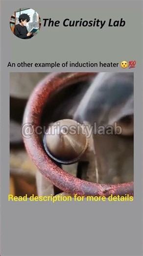 How an induction heater works 🤔 #shorts #induction #heater