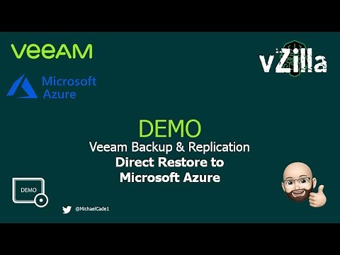 Veeam Backup & Replication - Direct Restore to Microsoft Azure