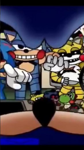 🦔💫 ULTIMATE SONIC NIGHT! | Five Nights At Sonic's Maniac Mania | FNAF Fangame Reviews #50 | #shorts