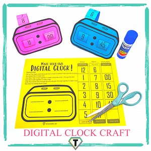 Digital Clock Craft - The Teacher Hero