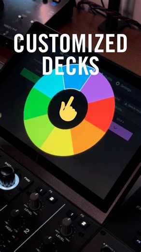 Quick Engine tip for customising your setup… In your Profile settings, you can choose deck colours to visually separate each deck. It’s a small tweak, but it makes a big difference when you’re playing. Changing deck colours updates the accent colour across key areas in Engine, like Performance View, Touch FX, the Beat Grid Editor and many more. Some Denon hardware changes LEDs too. It works across Engine setups, whether you’re on Numark, Denon, or RANE, and it stays clear even when you’re runnin