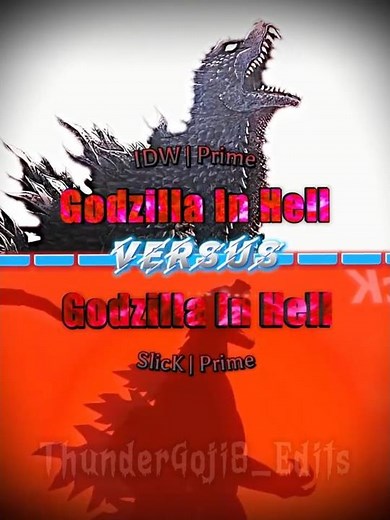 Godzilla In Hell Vs SlicK Godzilla In Hell