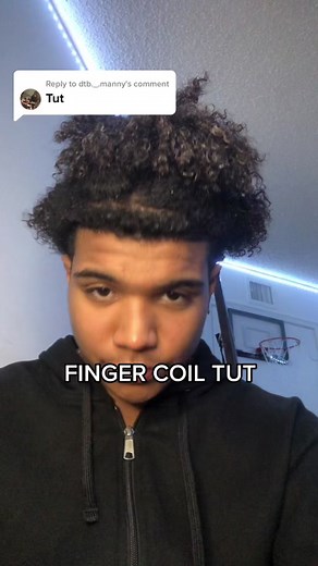 Finger Coils Tutorial for Curly Hair Men