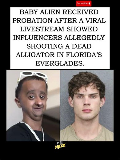 📱🚨 Influencer Baby Alien Avoids Jail After Viral Everglades Alligator Shooting Controversy