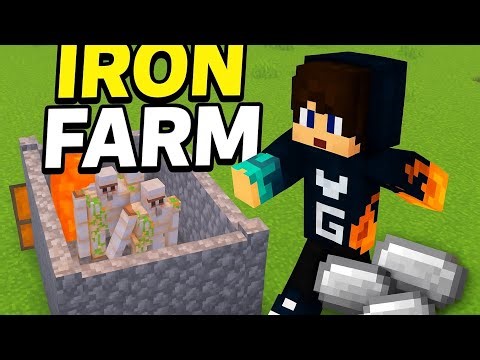 How to Make an Iron Farm in Minecraft 1.21 | Easy Iron Golem Farm Tutorial