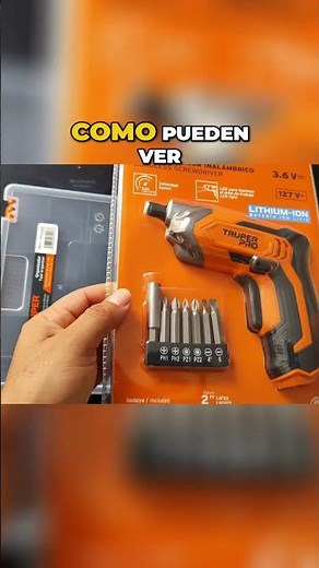 Nuevo Destornillador Inalámbrico Truper: ¡Unboxing y Prueba! #shorts