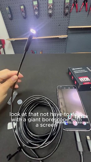 Discover the 16.4ft Long Endoscope for Car Repairs