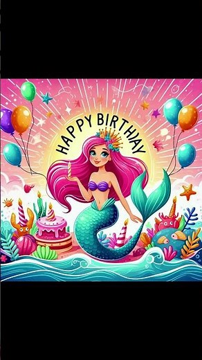 Happy Birthday Mermaid Song (Best Birthday Mermaid Wishes)