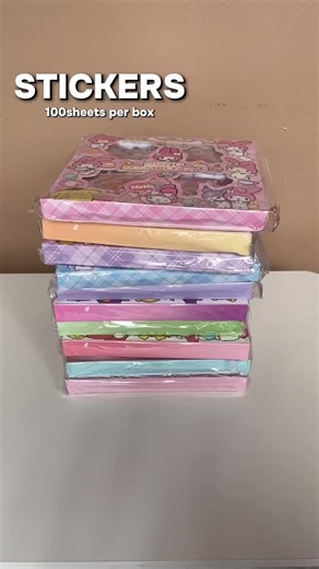 Cute Stickers Box for Kids and Craft Enthusiasts