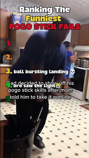 Ranking The Funniest POGO STICK Fails😂