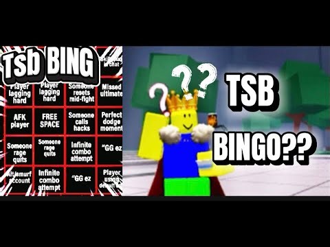 Beating The Roblox Strongest Battlegrounds Bingo Challenge!