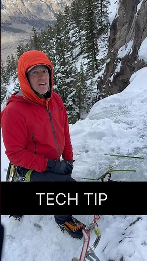 TECH TIP: V-Threads. When to use a horizontal V-Thread vs a vertical thread while ice climbing.