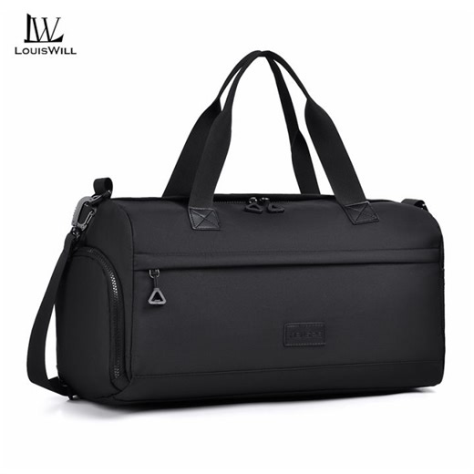 LouisWill Men's Travel Bag Sports Bag Fashion Luggage Shoulder Bag With Independent Shoe Pocket Handbag Outdoor Sling Bag Gym Fashion Men Women Portable Travel Yoga Swimming Bag | Lazada PH