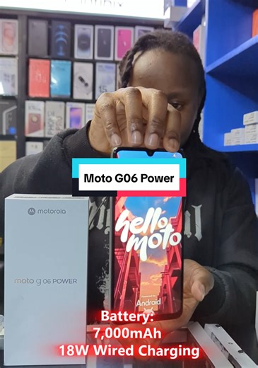 Motorola Moto G06 Power: Long-lasting battery smartphone