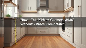 how tall are kitchen base cabinets? - Test Food Kitchen