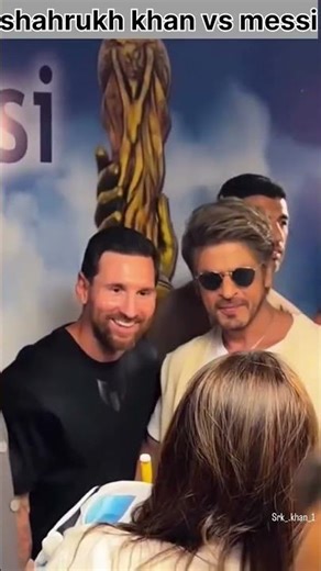 Shahrukh Khan, Salman Khan vs Messi, it's Khan's chaos king👑 #kingkhan #beingsalmankhan #srk #messi