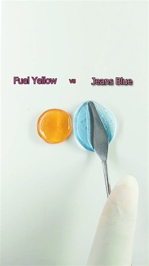 Fuel Yellow vs Jeans Blue =? Making Magical Colors! #colormixing #satisfying #trending #asmr | Color Mixing Extra