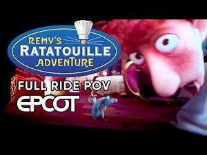 Remy’s Ratatouille Adventure | EPCOT Ride POV | 4K Full Ride-Through