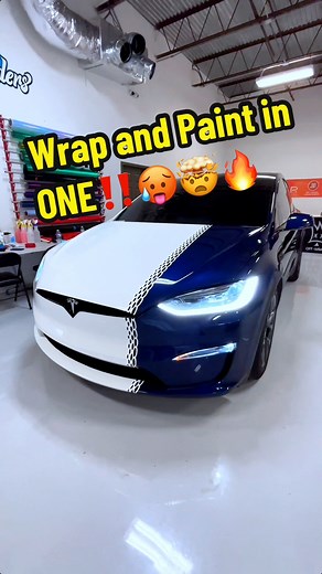 Vinyl wrapping part of the Tesla Model X 🔥✨👌 #vinylwrap #carwrapping #carwrap #vinylwraps | Jay The Wrap Specialist