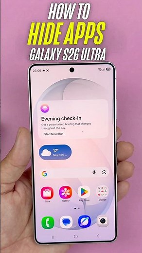 ⚡ Hide Any App on Samsung S26 Ultra Instantly! 🤫📱