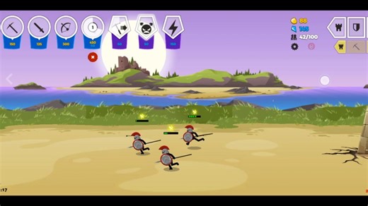 ［Stick War•Saga］第四关 电流弓箭手 疯狂模式（4K）