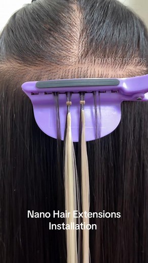Gift Your Hair with Purple Nano Hair Extensions