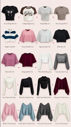 20 Cute Casual Tops for Women | Crop Tees, Knit Tops & Cozy Sweater Ideas ✨ #shorts #ytshorts