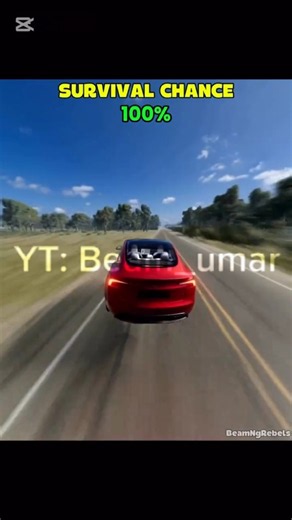 0-600 MPH IN 1 SECOND! SURVIVE OR DIE💥🤣? #beamgdrive #beamng #gaming #crash