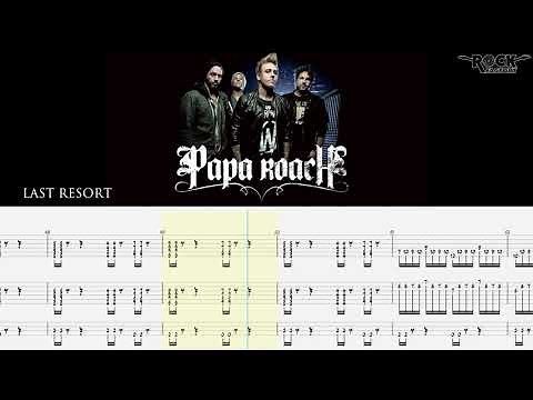 PAPA ROACH - Last Resort [GUITAR TAB + BASS TAB + BACKING TRACK]