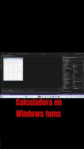 calculadora en Windows foms #calculadora #shorts #short